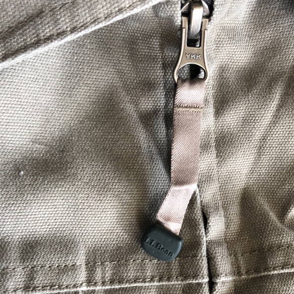 LL Bean Canvas Zip Jacket - Picture 3 of 11